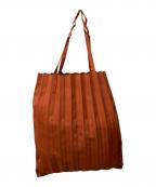 me ISSEY MIYAKEミーイッセイ ミヤケ）の古着「TRUNK PLEATS BAG/トランクプリーツバッグ」｜ブラウン