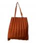 me ISSEY MIYAKE (ミーイッセイ ミヤケ) TRUNK PLEATS BAG/トランクプリーツバッグ ブラウン 未使用品：7000円