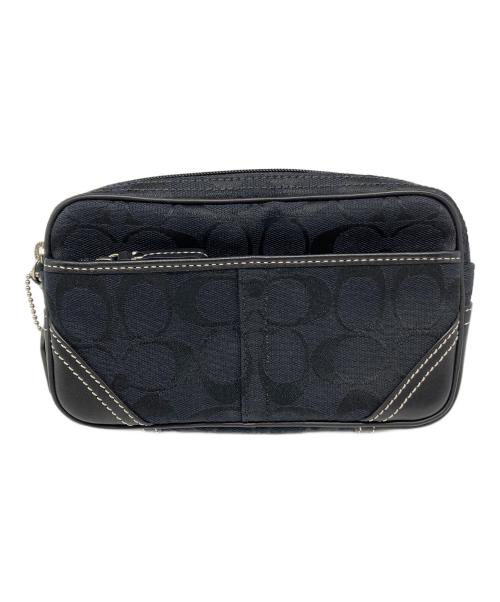 COACH（コーチ）COACH (コーチ) ウエストバッグ ブラックの古着・服飾アイテム