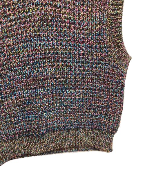 CABAN（キャバン）CABAN (キャバン) コットンカシミヤミックスワッフル モックネックベスト マルチカラー サイズ:FREEの古着・服飾アイテム