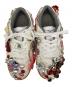 中古・古着 MIZUNO (ミズノ) COMME des GARCONS GIRL (コムデギャルソンガール) ビジュースニーカー ホワイト サイズ:25cm：20000円