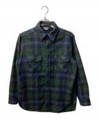 WOOLRICHウールリッチ）の古着「チェックシャツ」｜ネイビー