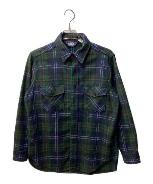 WOOLRICH（ウールリッチ）WOOLRICH (ウールリッチ) チェックシャツ ネイビー サイズ:Lの古着・服飾アイテム