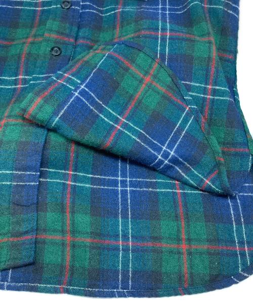 WOOLRICH（ウールリッチ）WOOLRICH (ウールリッチ) チェックシャツ ネイビー サイズ:Lの古着・服飾アイテム