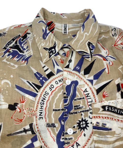 BINDU（ビンドゥ）BINDU (ビンドゥ) 半袖シャツ ベージュ サイズ:FREEの古着・服飾アイテム