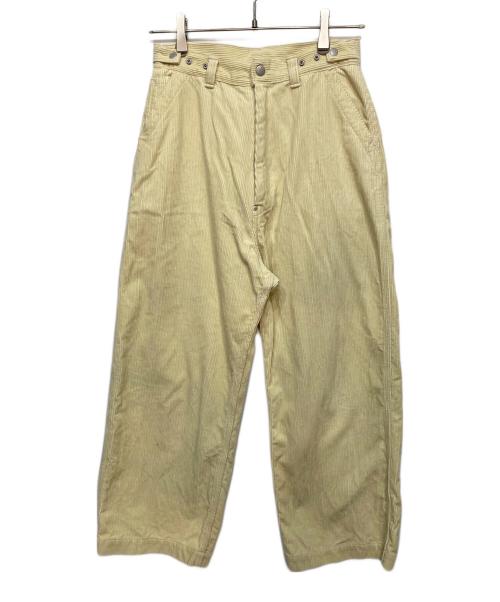 ordinary fits（オーディナリーフィッツ）ordinary fits (オーディナリーフィッツ) ordinary fits CORDUROY BELL PANTS イエロー サイズ:26の古着・服飾アイテム