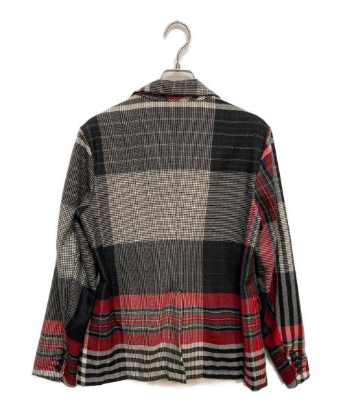 FWk Engineered Garments（エフダブリューケーエンジニアードガーメンツ）FWk Engineered Garments (エフダブリューケーエンジニアードガーメンツ) LDT JACKET レッド×グレー サイズ:1の古着・服飾アイテム
