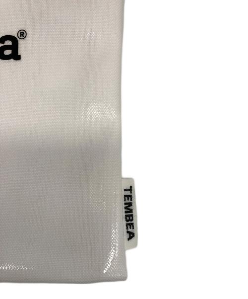 Americana（アメリカーナ）Americana (アメリカーナ) TEMBEA (テンベア) 別注 PVC コーティング 巾着バッグ ホワイトの古着・服飾アイテム