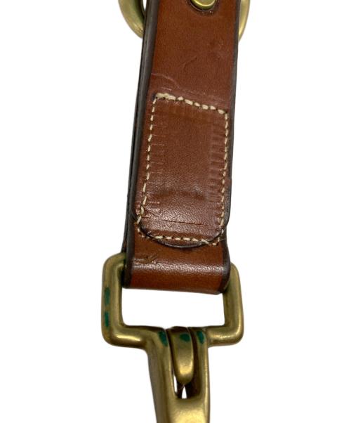 TORY LEATHER（トリーレザー）TORY LEATHER (トリーレザー) ブライドルレザー フック ナローベルト ブラウンの古着・服飾アイテム