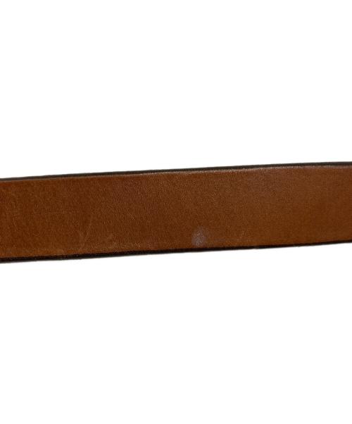 TORY LEATHER（トリーレザー）TORY LEATHER (トリーレザー) ブライドルレザー フック ナローベルト ブラウンの古着・服飾アイテム
