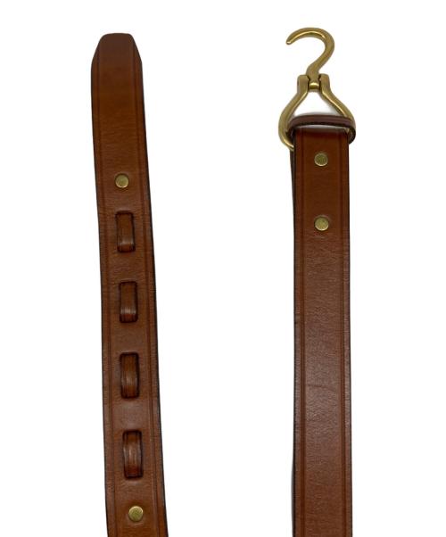 TORY LEATHER（トリーレザー）TORY LEATHER (トリーレザー) フック レザー ベルト ブラウンの古着・服飾アイテム