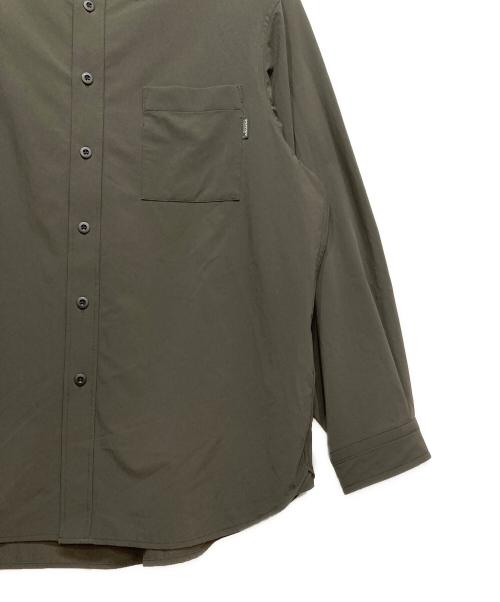 MAISON SPECIAL（メゾンスペシャル）MAISON SPECIAL (メゾンスペシャル) レギュラーカラープライムオーバーロングスリーブシャツ オリーブ サイズ:1の古着・服飾アイテム