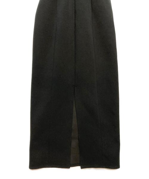anuans（アニュアンス）anuans (アニュアンス) フォルムタックナローワンピース ブラック サイズ:S 未使用品の古着・服飾アイテム
