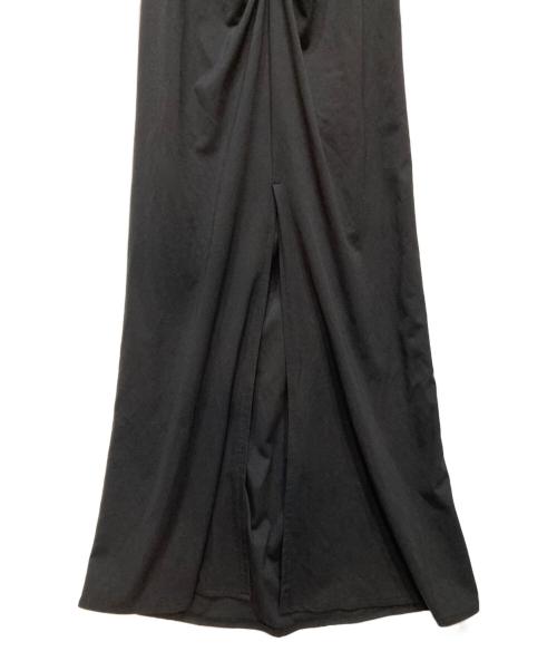 JOSE MOON（ジョゼムーン）JOSE MOON (ジョゼムーン) BICOLOR DRAPE DRESS ブラック サイズ:36の古着・服飾アイテム
