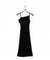 JOSE MOON (ジョゼムーン) BICOLOR DRAPE DRESS ブラック サイズ:36：8000円