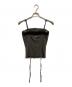 JOSE MOON (ジョゼムーン) LACEUP SWEAT BUSTIER グレー サイズ:36：8000円