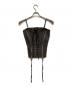 JOSE MOON（ジョゼムーン）の古着「LACEUP SWEAT BUSTIER」｜グレー