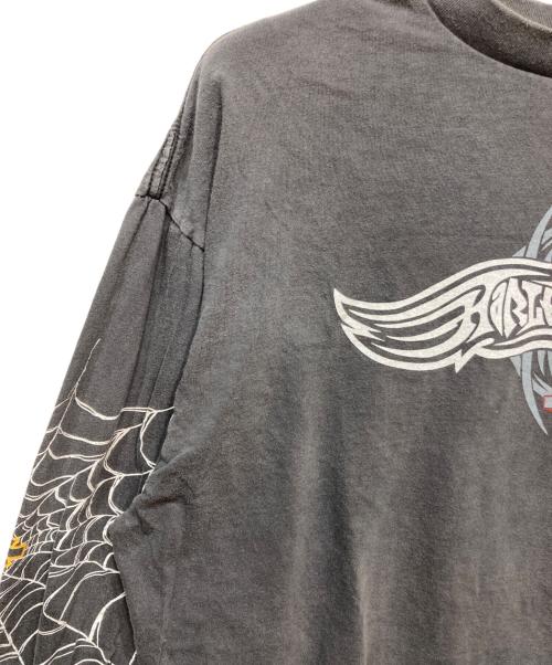 HARLEY-DAVIDSON（ハーレーダビッドソン）HARLEY-DAVIDSON (ハーレーダビッドソン) 90s カットソー スパイダーウェブ グレー サイズ:XLの古着・服飾アイテム