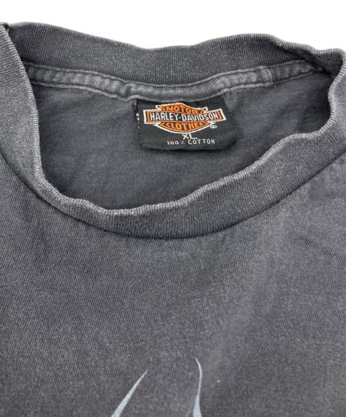 HARLEY-DAVIDSON（ハーレーダビッドソン）HARLEY-DAVIDSON (ハーレーダビッドソン) 90s カットソー スパイダーウェブ グレー サイズ:XLの古着・服飾アイテム
