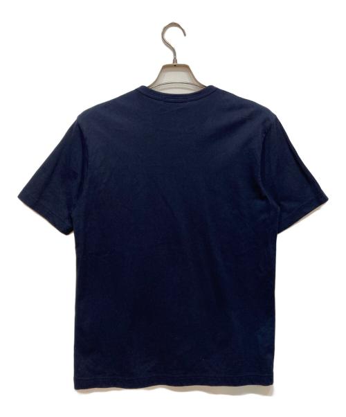 COMME des GARCONS HOMME（コムデギャルソン オム）COMME des GARCONS HOMME (コムデギャルソン オム) 綿天竺ロゴプリントTシャツ ネイビー サイズ:Mの古着・服飾アイテム