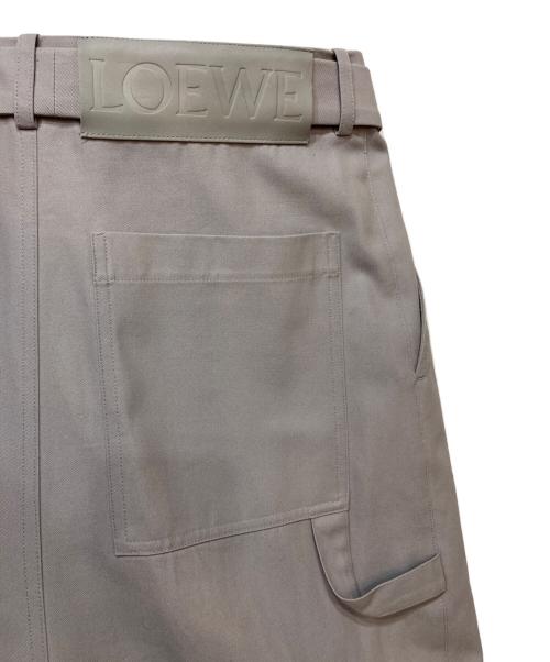 LOEWE（ロエベ）LOEWE (ロエベ) ロークロッチトラウザーズ パープル サイズ:46の古着・服飾アイテム