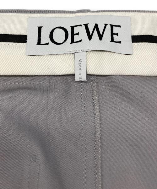 LOEWE（ロエベ）LOEWE (ロエベ) ロークロッチトラウザーズ パープル サイズ:46の古着・服飾アイテム