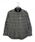 FRED PERRYフレッドペリー）の古着「チェックシャツ」｜グレー