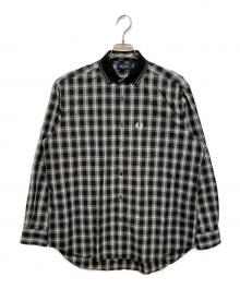FRED PERRY（フレッドペリー）の古着「チェックシャツ」｜グレー