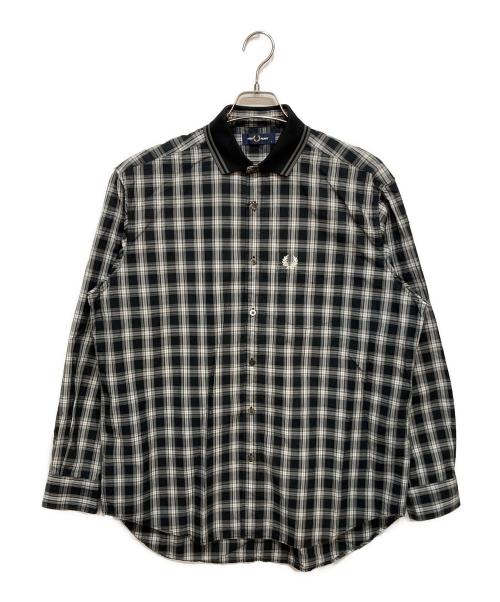 FRED PERRY（フレッドペリー）FRED PERRY (フレッドペリー) チェックシャツ グレー サイズ:Lの古着・服飾アイテム