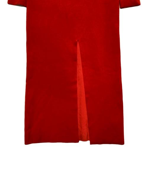 AURALEE（オーラリー）AURALEE (オーラリー) WOOL STRETCH DOUBLE FACE KNIT DRESS レッド サイズ:1の古着・服飾アイテム