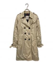 MONCLER（モンクレール）の古着「ナイロントレンチコート」｜ベージュ