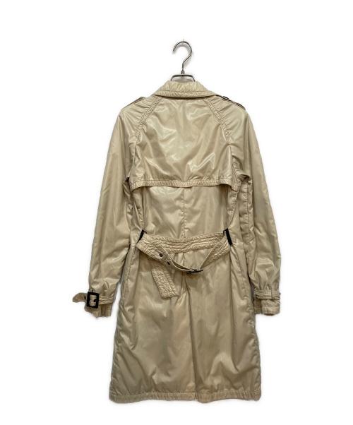 MONCLER（モンクレール）MONCLER (モンクレール) ナイロントレンチコート ベージュの古着・服飾アイテム
