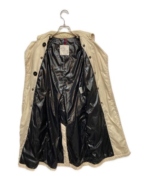 MONCLER（モンクレール）MONCLER (モンクレール) ナイロントレンチコート ベージュの古着・服飾アイテム