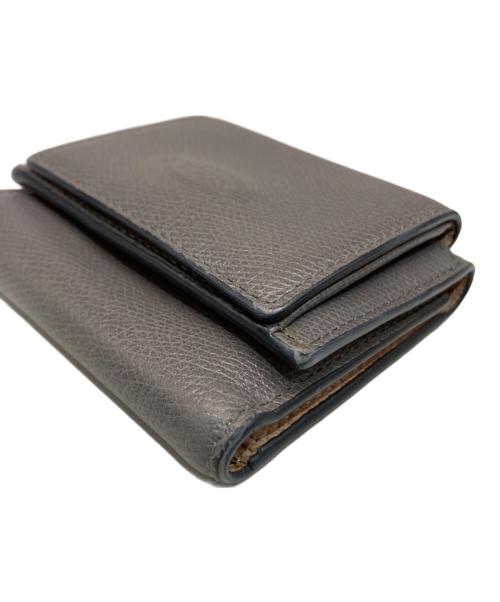TOD'S（トッズ）TOD'S (トッズ) 3つ折り財布 グレーの古着・服飾アイテム