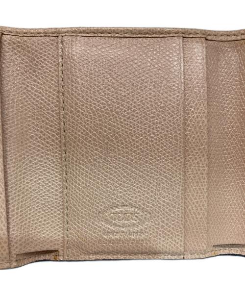 TOD'S（トッズ）TOD'S (トッズ) 3つ折り財布 グレーの古着・服飾アイテム