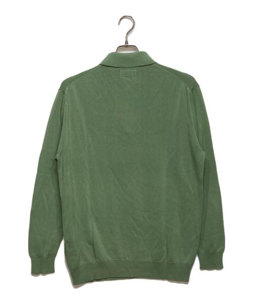 BEAMS（ビームス）BEAMS (ビームス) Knit Polo 12G グリーン サイズ:Lの古着・服飾アイテム