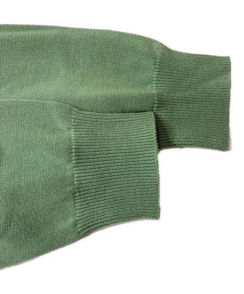 BEAMS（ビームス）BEAMS (ビームス) Knit Polo 12G グリーン サイズ:Lの古着・服飾アイテム