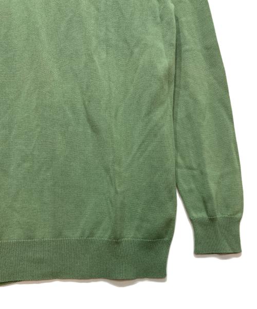 BEAMS（ビームス）BEAMS (ビームス) Knit Polo 12G グリーン サイズ:Lの古着・服飾アイテム