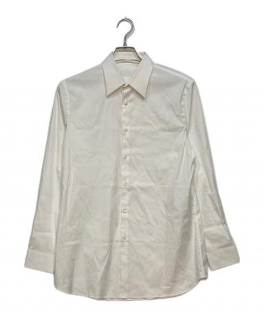 PRADA ホワイト 長袖シャツ 中古・古着通販】PRADA (プラダ) ストレッチコットンドレスシャツ
