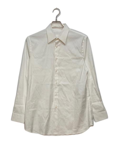 PRADA（プラダ）PRADA (プラダ) ストレッチコットンドレスシャツ ホワイト サイズ:Mの古着・服飾アイテム