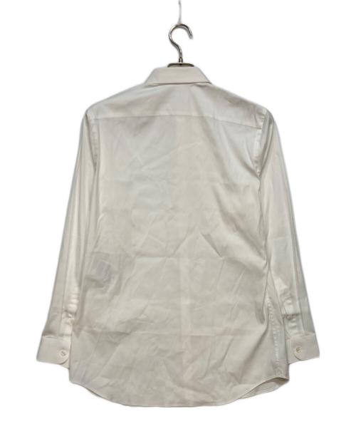 PRADA（プラダ）PRADA (プラダ) ストレッチコットンドレスシャツ ホワイト サイズ:Mの古着・服飾アイテム
