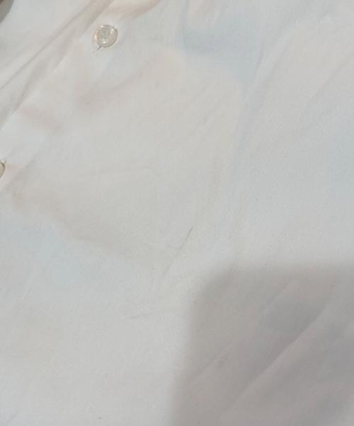 PRADA（プラダ）PRADA (プラダ) ストレッチコットンドレスシャツ ホワイト サイズ:Mの古着・服飾アイテム