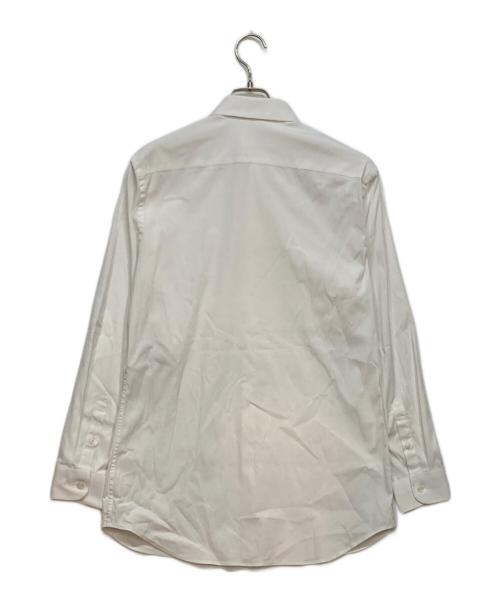 PRADA（プラダ）PRADA (プラダ) ストレッチコットンドレスシャツ ホワイト サイズ:Ｍの古着・服飾アイテム