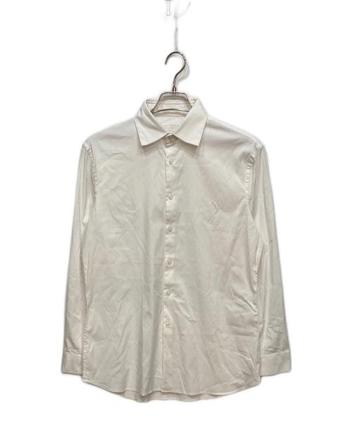 PRADA（プラダ）PRADA (プラダ) ストレッチコットンドレスシャツ ホワイト サイズ:Mの古着・服飾アイテム