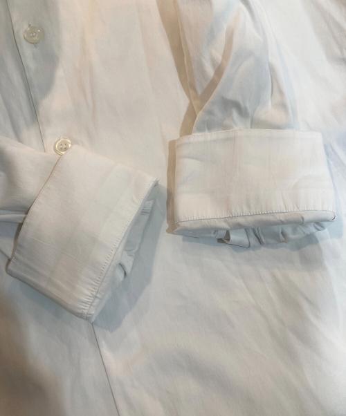 PRADA（プラダ）PRADA (プラダ) ストレッチコットンドレスシャツ ホワイト サイズ:Mの古着・服飾アイテム