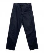 orSlowオアスロウ）の古着「WIDE FIT FRENCH WORK PANTS」｜ネイビー