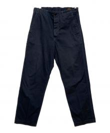 orSlow（オアスロウ）の古着「WIDE FIT FRENCH WORK PANTS」｜ネイビー