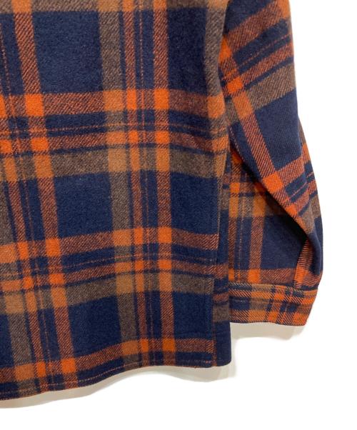 PENDLETON（ペンドルトン）PENDLETON (ペンドルトン) 70s ウールジャケット ネイビー×オレンジ サイズ:Mの古着・服飾アイテム