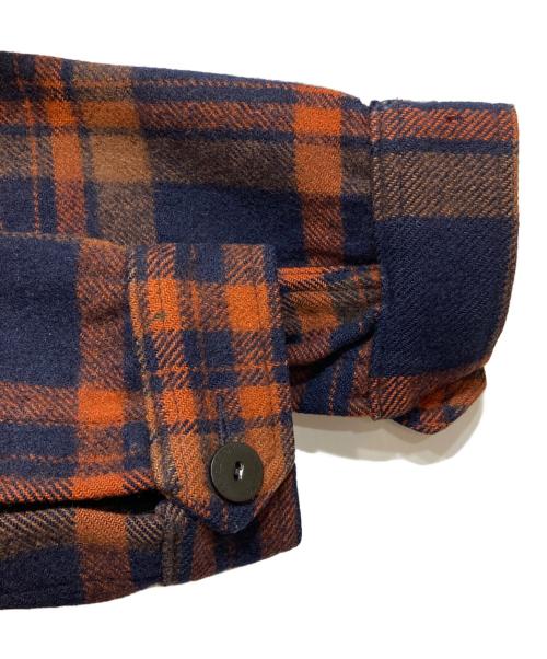 PENDLETON（ペンドルトン）PENDLETON (ペンドルトン) 70s ウールジャケット ネイビー×オレンジ サイズ:Mの古着・服飾アイテム