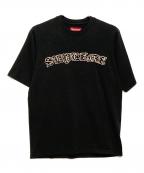 SUPREMEシュプリーム）の古着「Rhinestone Raglan S/S Top」｜ブラック
